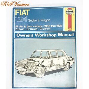 Vintage Haynes Fiat 124 Sedan & Wagon Repair Manual